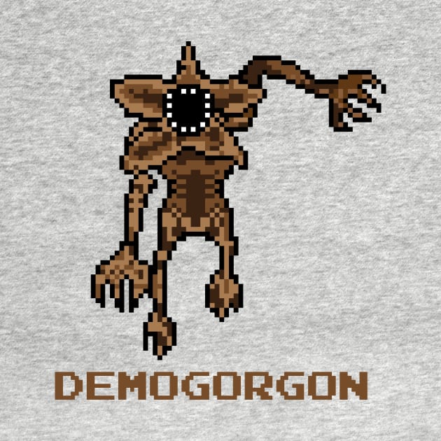 Stranger Things Demogorgon Pixellated by Rebus28